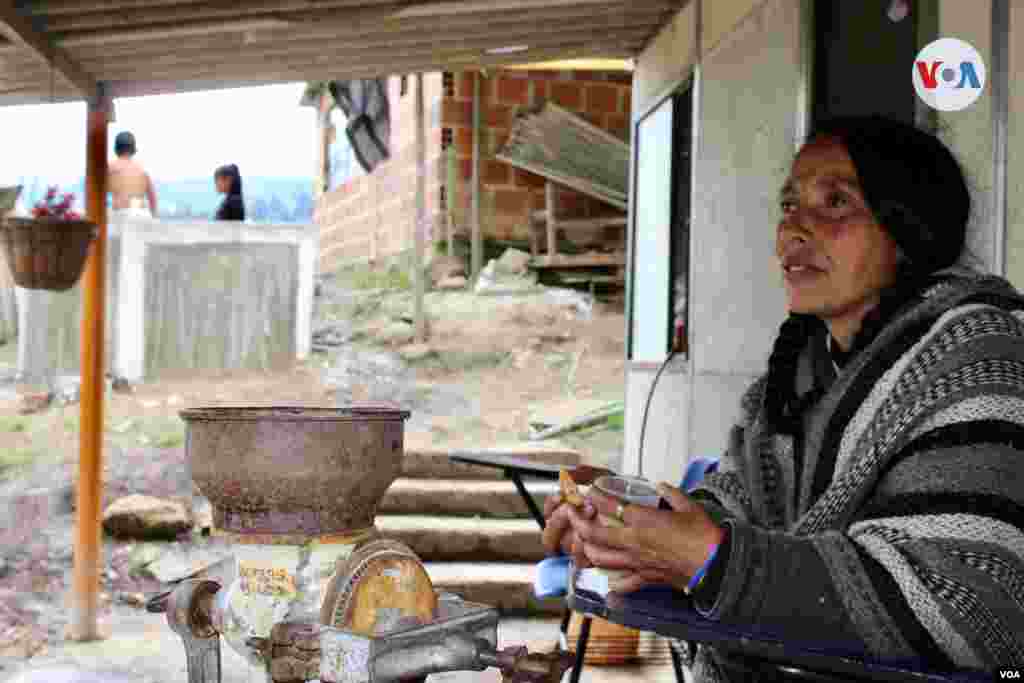 Nubia vive en Chipaque, un municipio ubicado aproximadamente dos horas de Bogot&#225;, junto a sus dos hijos.