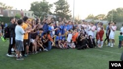 Thai communities in US participate the Labor Day Thai Soccer Tournament in New York. Sept,4 2017.