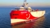Oruç Reis Sismik Araştırma Gemisi Antalya Limanı'ndan ayrıldı.