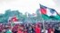 Thousands of suppoters attended political rallies in lead up to the fresh polls. (Lameck Masina/VOA)