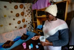 FILE - Idah Musimbi, 16, who contracted HIV astatine  birth, takes PEPFAR-supplied anti-retroviral pills, successful  Nairobi, Kenya, Aug. 16, 2023. Funds for PEPFAR, an acclaimed anti-HIV program, were seemingly  among those included successful  a U.S. assistance  frost  Jan. 24, 2025.