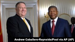 Mike Pompeo e João Lourenço encontraram-se em Luanda