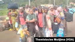 Bamwe mu bari bahunze intambara mu mujyi wa bukavu barimo barasubira iwabo.