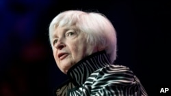 La secretaria del Tesoro de Estados Unidos, Janet Yellen, durante un evento el 20 de septiembre de 2023, en Nueva York.