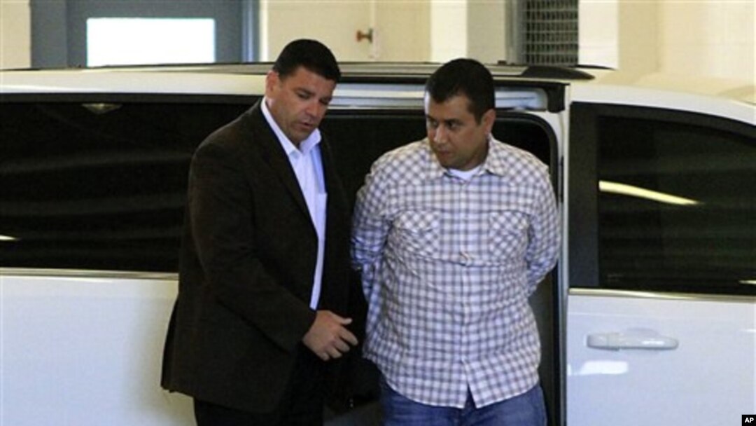 George Zimmerman (kanan) kembali ditahan di penjara John E.Polk, Sanford, Florida (3/6).