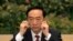 2017年10月19日，在北京举行的中共第十九次党代会期间，新疆党委书记陈全国在新疆代表团会议上。