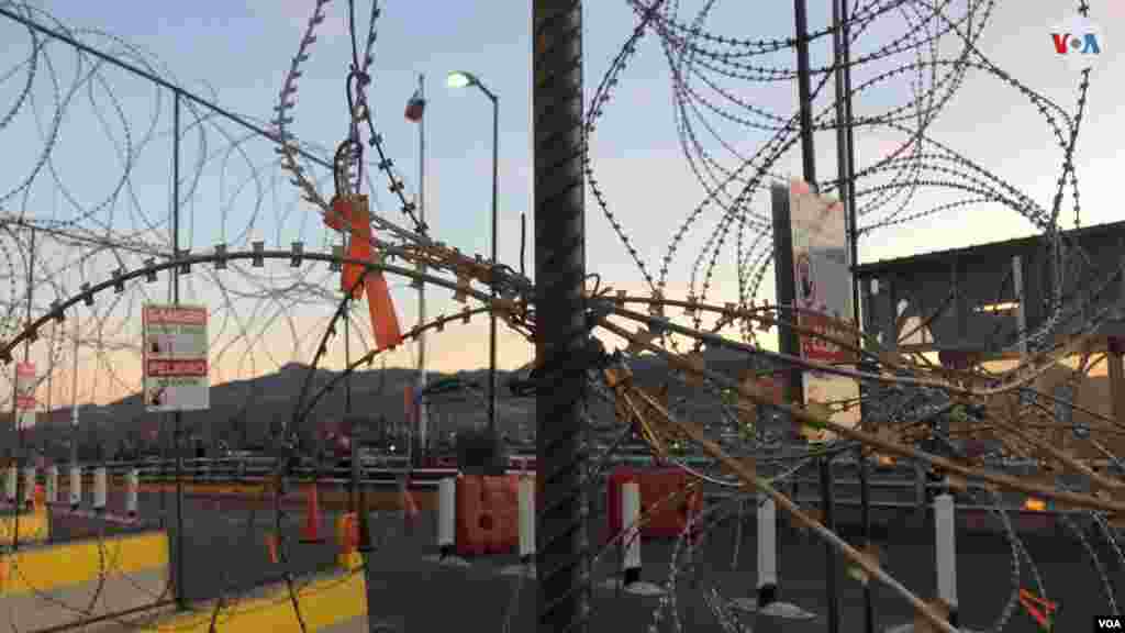 Cruce&nbsp;fronterizo&nbsp;en El Paso, Texas (foto), en la frontera con Tijuana (México). 