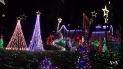 Homes Go All Out with Christmas Light Displays