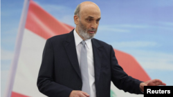 سمیر جعجع، رئیس حزب «نیروهای لبنانی» (عکس آرشیوی از آبان ۱۴۰۳)