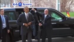 VOA60 DUNIYA: JAMUS Shugaban Amurka Barack Obama Ya Bar Jamus Bayan Da Ya Gana Da Shugabannin Turai