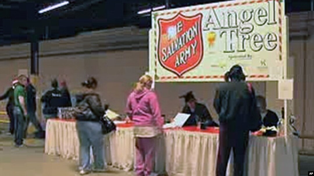 The Salvation Army charity provides gifts for free through its Angel Tree program.