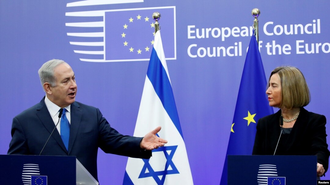 Benjamin Netanyahu e Federica Mogherini