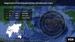 L'épicentre du séisme était situé à 81 km au sud-ouest de la province de Banten -- à environ 130 km au sud-ouest de Jakarta