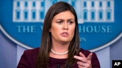 Sekretaris Pers Gedung Putih, Sarah Huckabee Sanders 