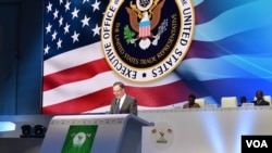 Robert Lighthizer, représentant du département américain du commerce, à Lomé, le 9 août 2017. (U.S. Embassy Lomé)