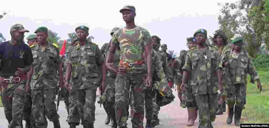 Colonel Mamadou Ndala akiongozana na wanajeshi wa Kongo kuwasaka wapiganaji wa AFD Nalu
