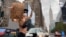 Las protestas en Nueva York entraron en su noveno día el viernes. Foto: Celia Mendoza-VOA 
