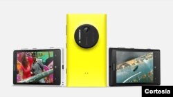El nuevo modelo de Nokia, el Lumia 1020. Fotografía por cortesía de Nokia.