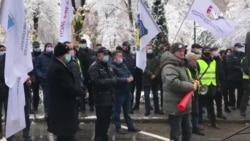 Protest sindikata ispred Vlade Kantona Sarajevo