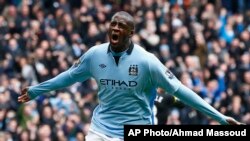 Pemain Manchester City Yaya Toure dalam salah satu pertandingan Liga Premier. (Foto: Dok)