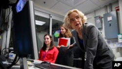 Opiods Inside the Brain Dr. Nora Volkow, director of the National Institute on Drug Abuse, works in the MRI lab at the National Institutes of Health’s research hospital in Bethesda, Md., on Thursday May 16, 2019. 