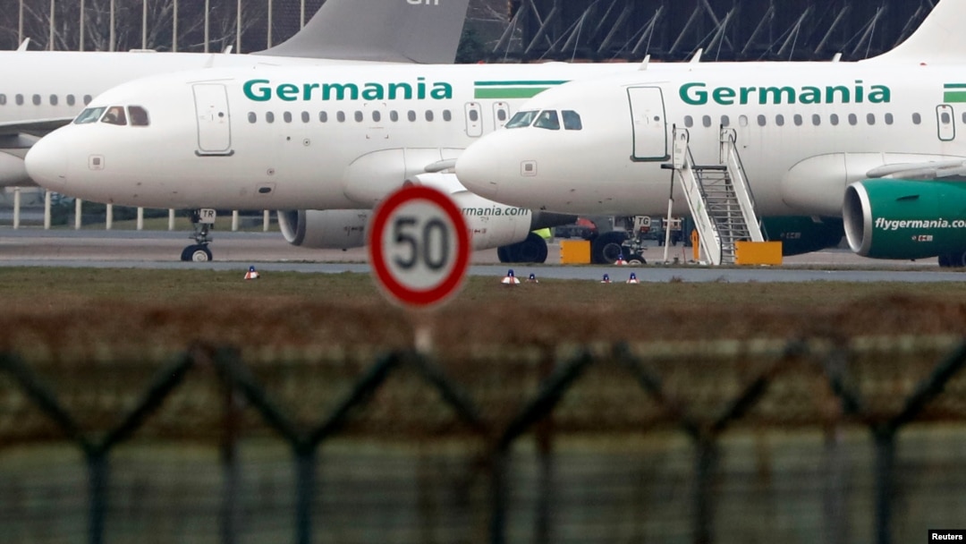 Germania Havayolu şirketi Türkiye'de THY'den daha fazla noktaya uçuyordu