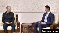 دیدار مقام ارشد نظامی جمهوری اسلامی با بشار اسد در دمشق