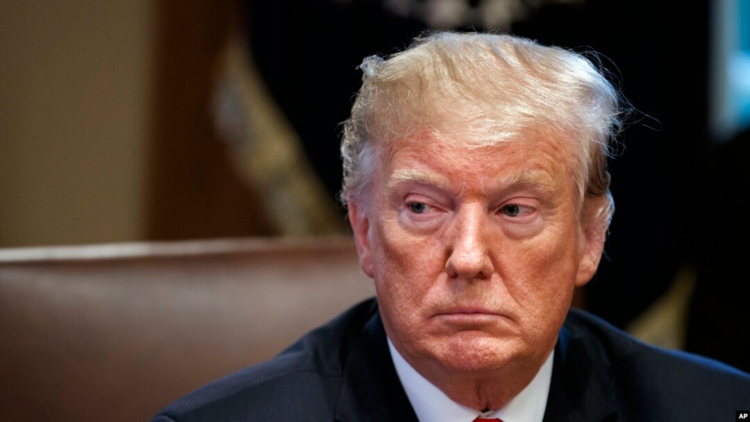 Presiden AS, Donald Trump dalam rapat Kabinet di Gedung Putih, Washington, D.C., 2 Januari 2018.