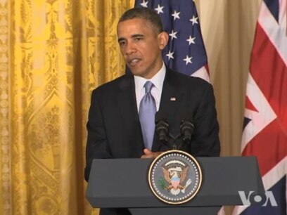 Obama, Cameron Express Determination On Syria