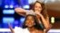 Miss New York Nia Franklin reacts after being named Miss America 2019, as she is crowned by last year's winner Cara Mund, Sept. 9, 2018, in Atlantic City, N.J.