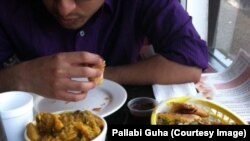 The authentic Bangladeshi restaurant on the outskirts of Washington, D.C. seems more like a family room than a restaurant. It draws people together from Bangladesh and India that share the Bengali ethnicity but whose countries have been separated by conflict since 1947.