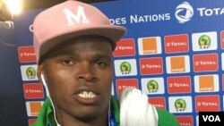 Zimbabwean midfielder Willard Katsande after the game against Tunisia in Libreville, Gabon.