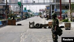 Penjagaan di Lagos, Nigeria, saat pemilihan parlemen, 2011. (Foto: Dok)