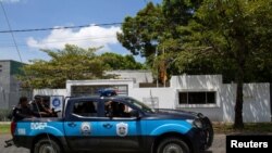 Academia Nicaragüense de la Lengua se ve cerrada en Managua tras ser ilegalizada. AFP
