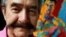 Artist LeRoy Neiman poses in his studio in New York, August 31, 2007.