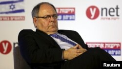 Former settler leader, Dani Dayan, who was announced as the consul-general in New York on Monday, participates in a conference on fighting the anti-Israel boycott, in Jerusalem, March 28, 2016.