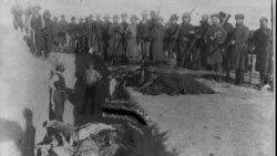 Burial of Lakota Sioux Indians