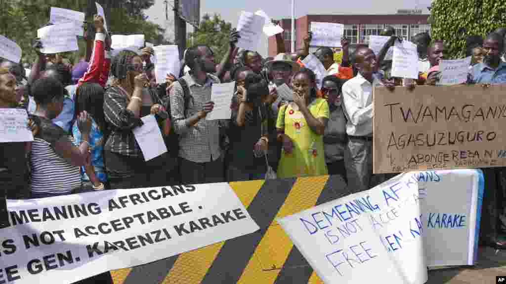 Rwanda UK General Arrested