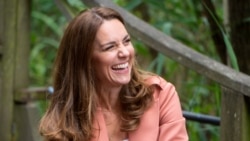 Kate Middleton, Putri Wales, mengunjungi Urban Nature Project di Natural History Museum, London, 22 Juni 2021. (Foto: via AP)