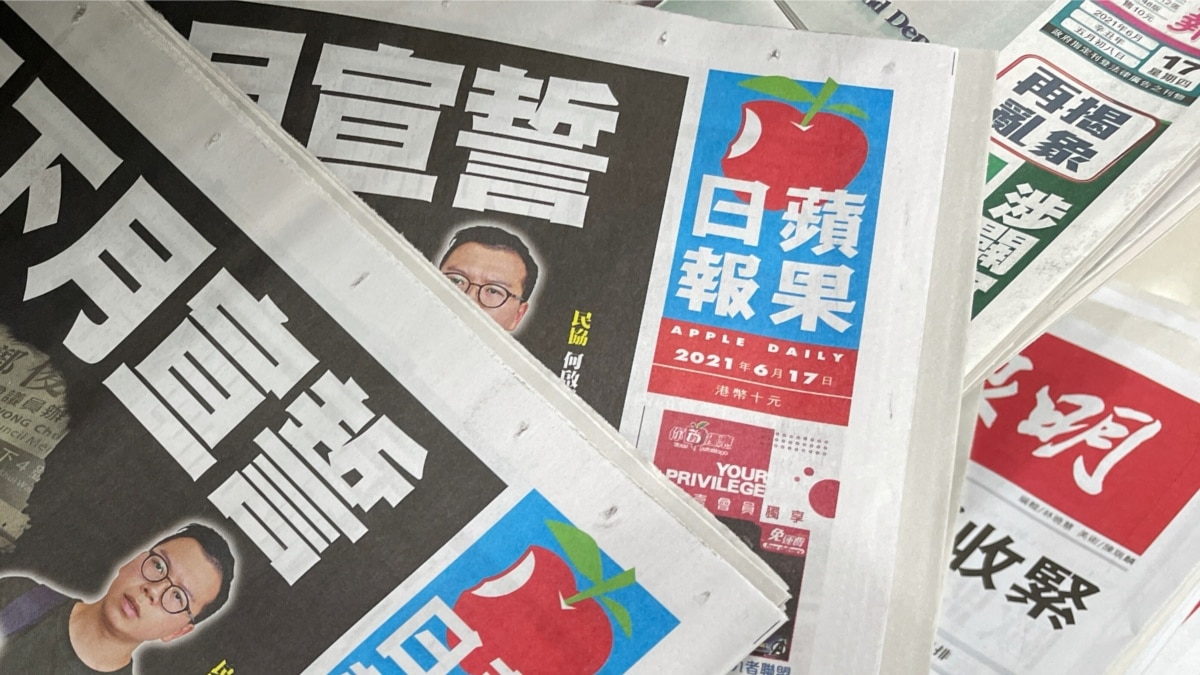 Polisi Hong Kong Gerebek Kantor Apple Daily yang Prodemokrasi