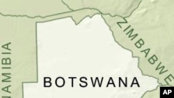Map of Botswana