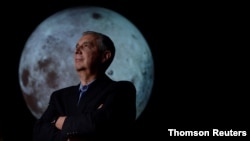 University of Colorado Boulder director of NASA/NLSI Lunar University Network for Astrophysics Research Burns stands for a portrait at the Fiske Planetarium.