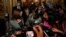 U.S. Vice President Kamala Harris speaks to reporters after a voting rights bill failed to advance in the U.S. Senate at the U.S. Capitol in Washington, Oct. 20, 2021. 