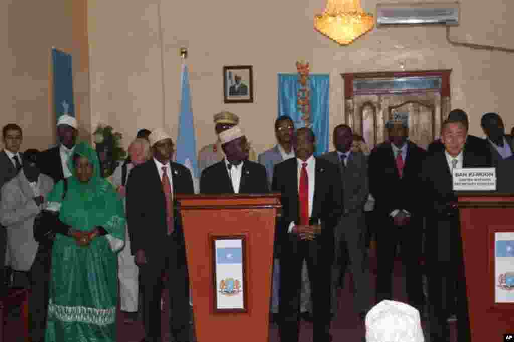 Booqashadii Ban Ki-moon ee Muqdisho