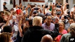 Trump in Puerto Rico to Survey Hurricane Damage 