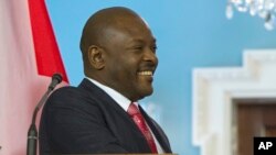 Une attitude de Pierre Nkurunziza, président du Burundi.