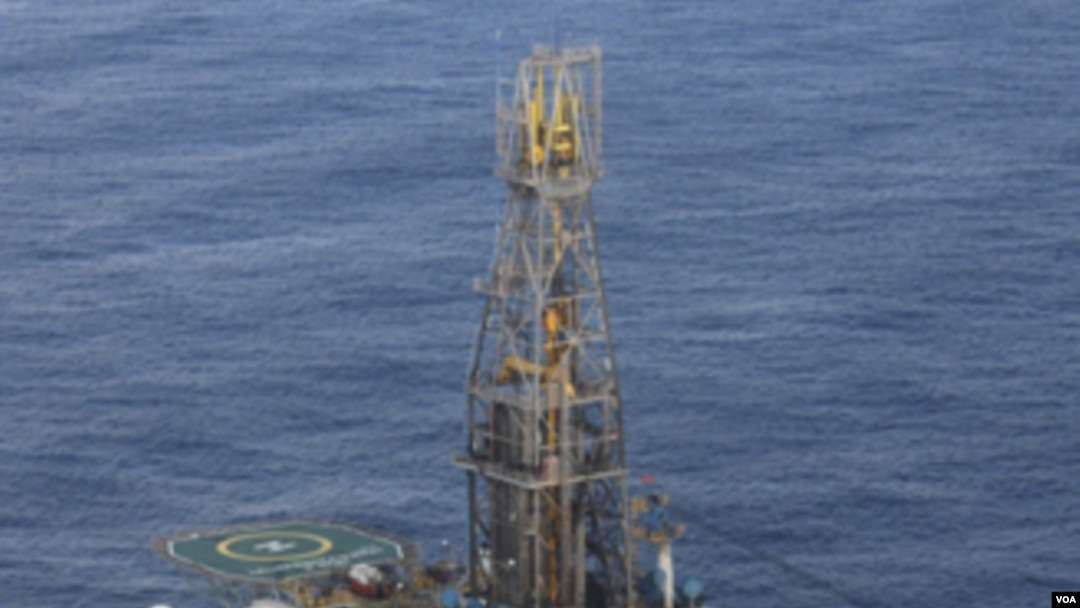 Proyek pertambangan gas alam yang dioperasikan perusahaan Noble Energy di Cyprus. (21/11)