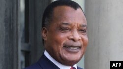 Le président congolais Denis Sassou Nguesso à Paris en France, le 3 septembre 2019.