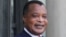 Le président congolais Denis Sassou Nguesso à Paris en France, le 3 septembre 2019.