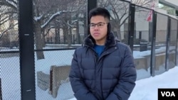 Fauzan Malufti, mahasiswa Indonesia yang sedang menjalani studi di Washington DC, 7 Januari 2025. (Courtesy VOA)